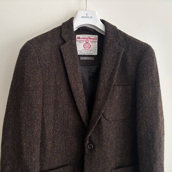 Primark Brown Harris Tweed Sport Coat/ Blazer -38 - Picture 2 of 12